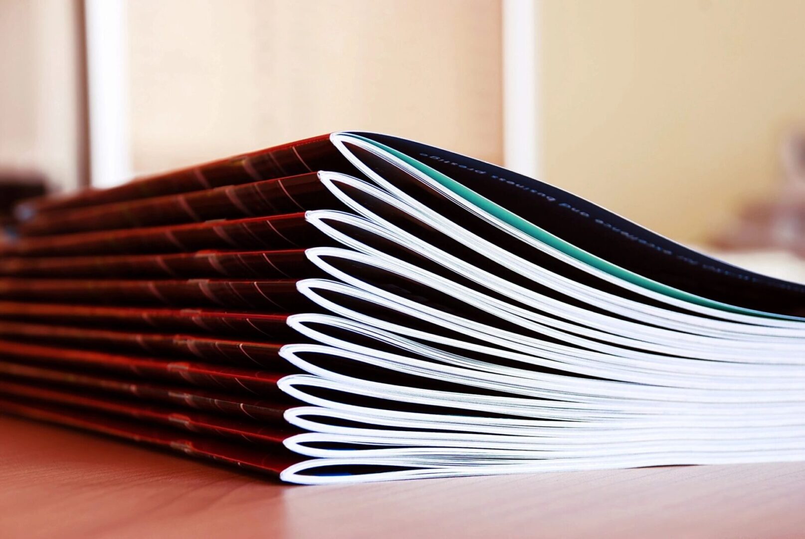 A stack of books on top of each other.